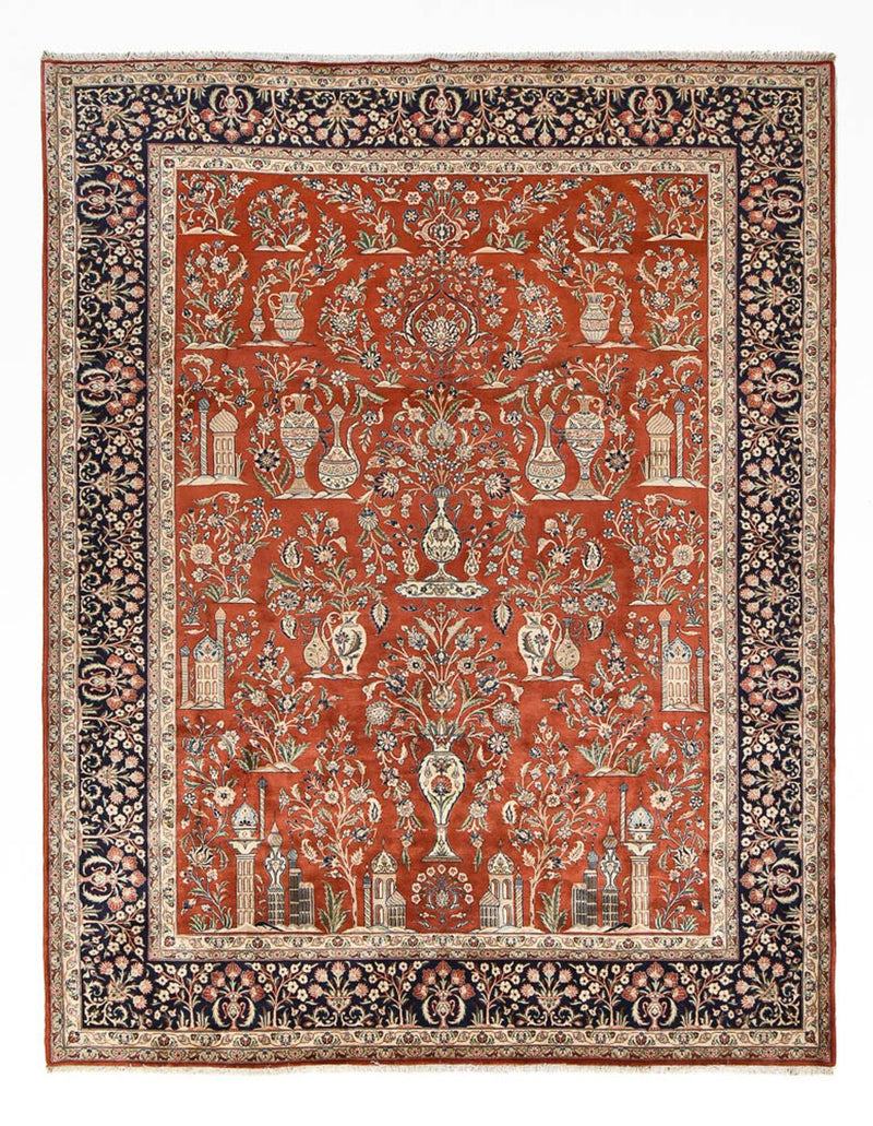 Alfombra persa - Clásica - Real - 397 x 300 cm - rojo