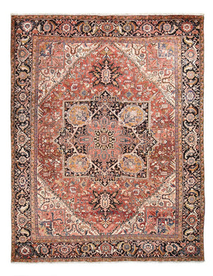 Alfombra persa - Nómada - 382 x 301 cm - rojo claro