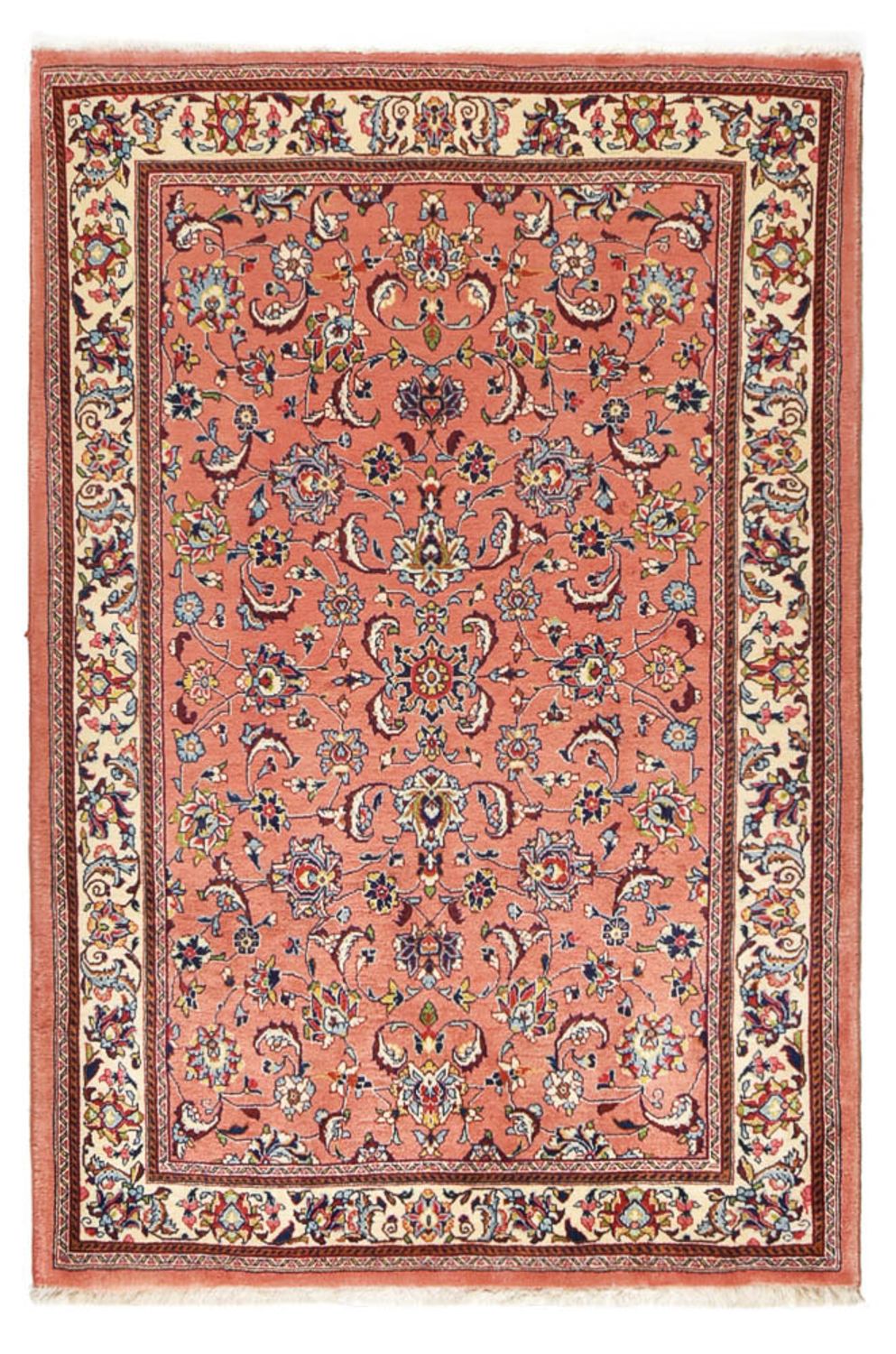 Alfombra persa - Clásica - 205 x 138 cm - salmón