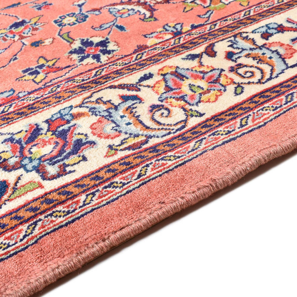 Alfombra persa - Clásica - 205 x 138 cm - salmón
