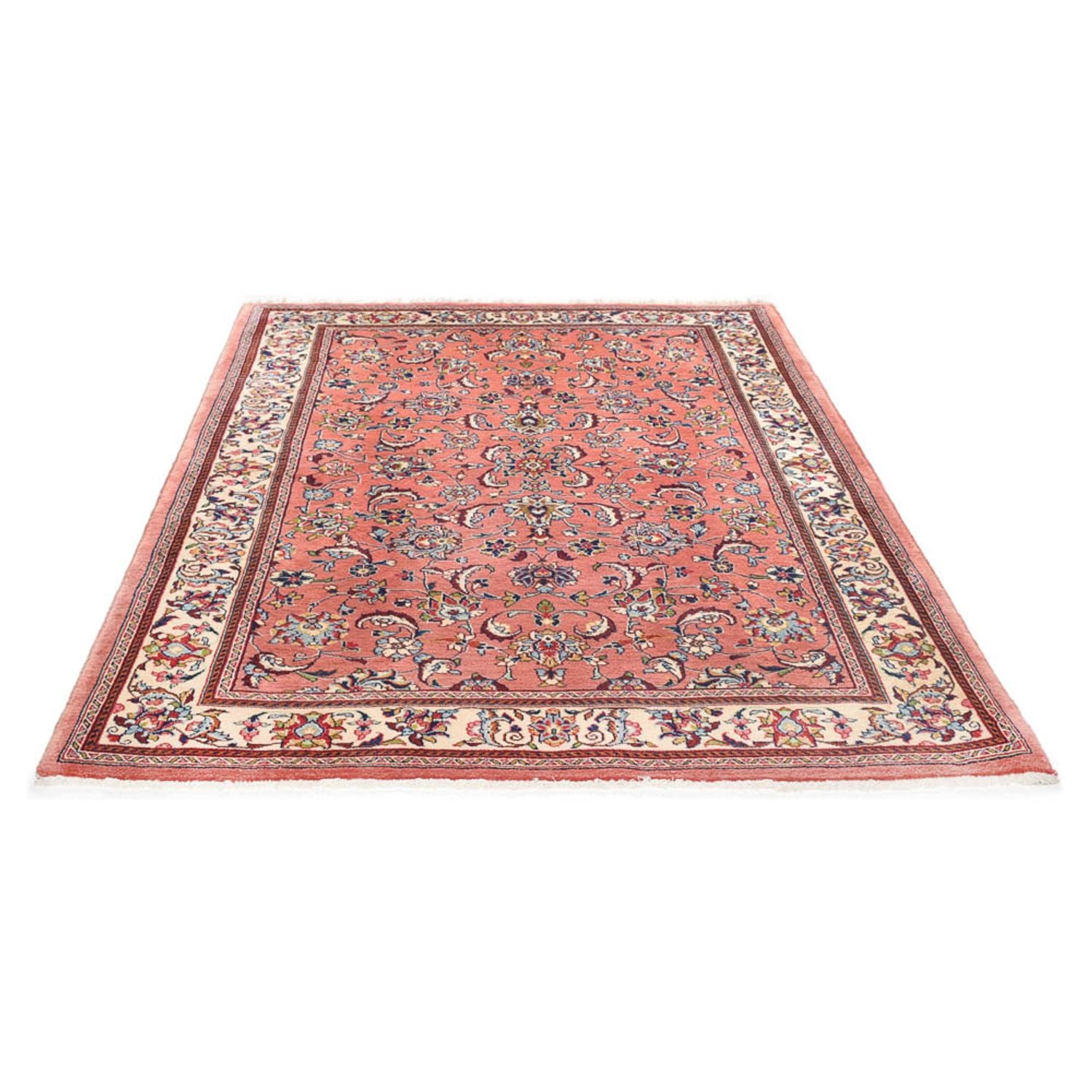Alfombra persa - Clásica - 205 x 138 cm - salmón