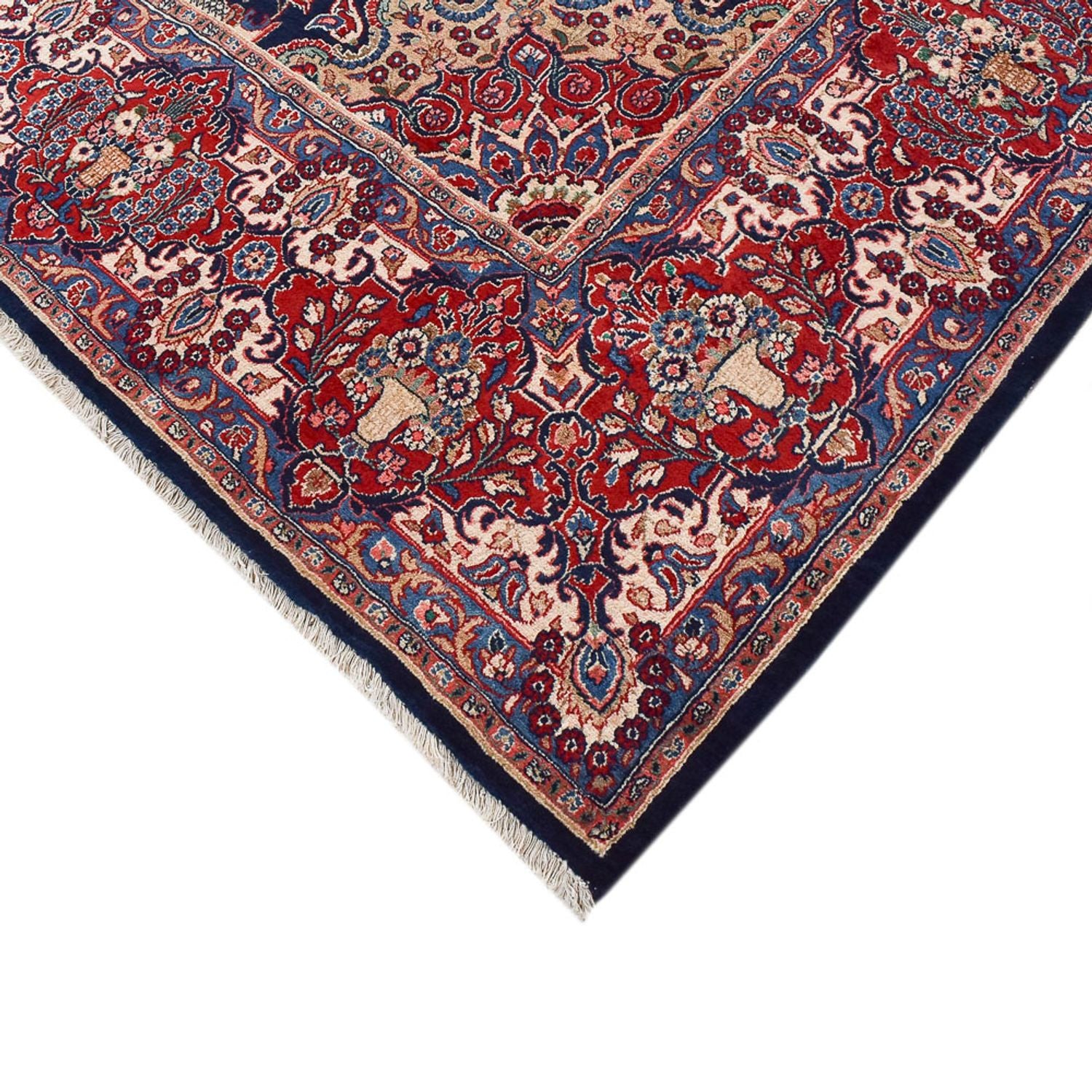 Alfombra persa - Clásica - 390 x 297 cm - azul oscuro