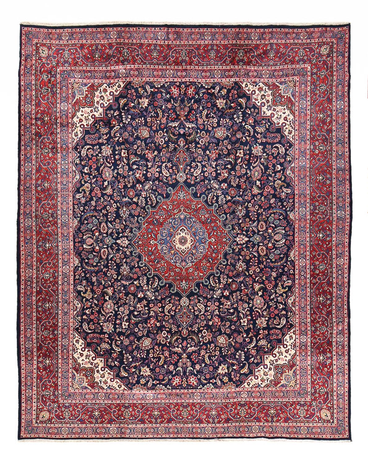 Alfombra persa - Clásica - 438 x 352 cm - rojo oscuro