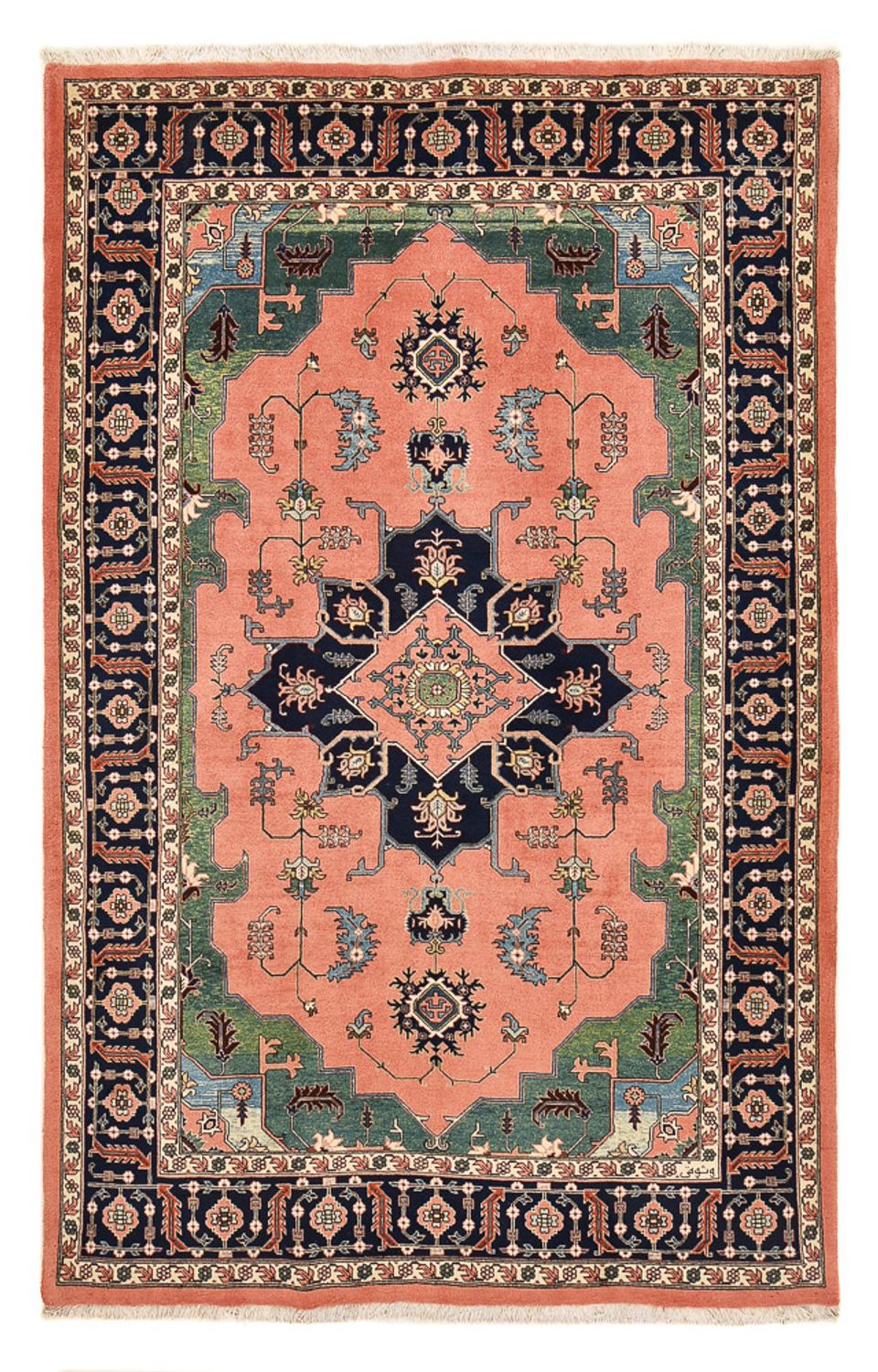 Alfombra persa - Nómada - 307 x 202 cm - rojo claro