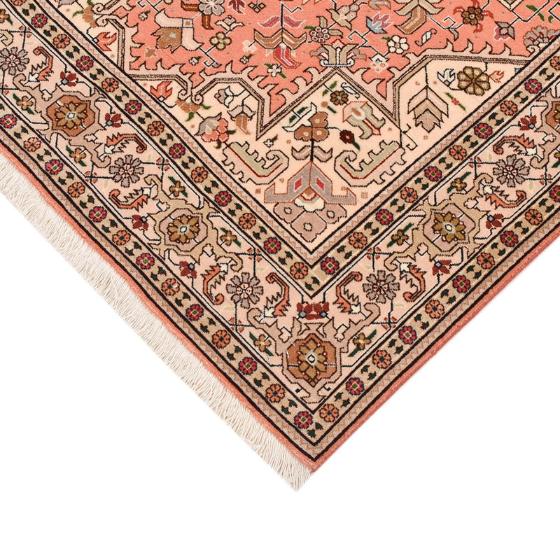 Alfombra Persa - Tabriz - Real - 159 x 106 cm - rojo claro