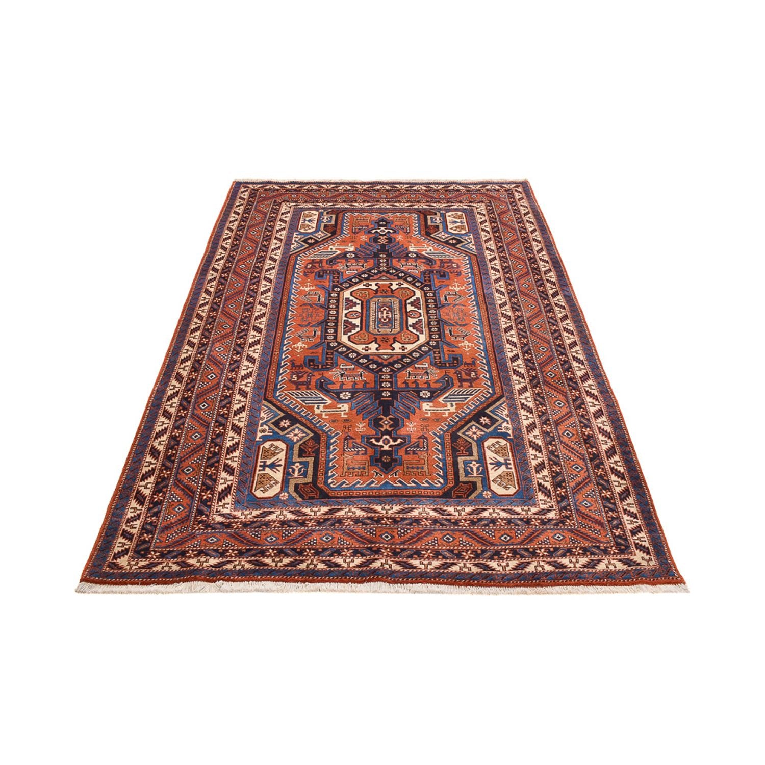 Alfombra persa - Nómada - 267 x 175 cm - óxido