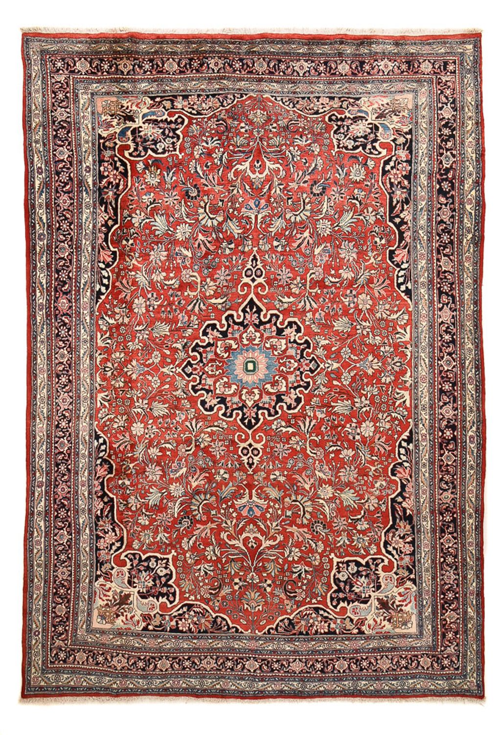 Alfombra persa - Bidjar - 384 x 261 cm - rojo
