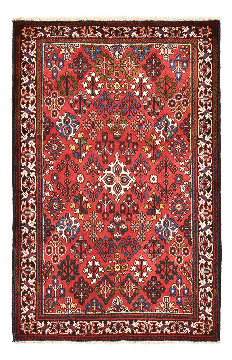 Alfombra persa - Nómada - 164 x 110 cm - rojo