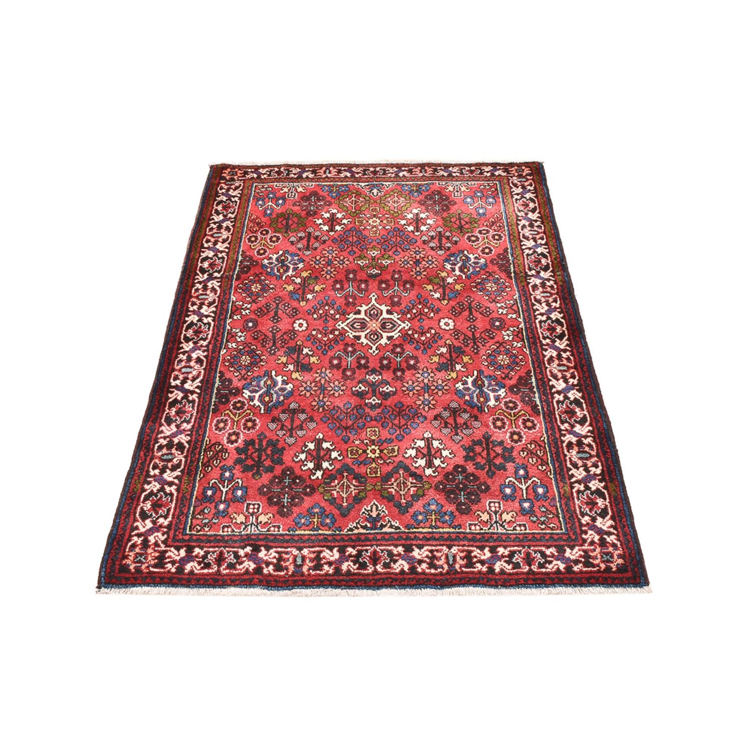 Alfombra persa - Nómada - 164 x 110 cm - rojo