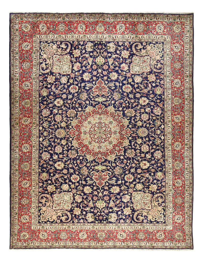 Alfombra Persa - Tabriz - Real - 400 x 300 cm - azul oscuro
