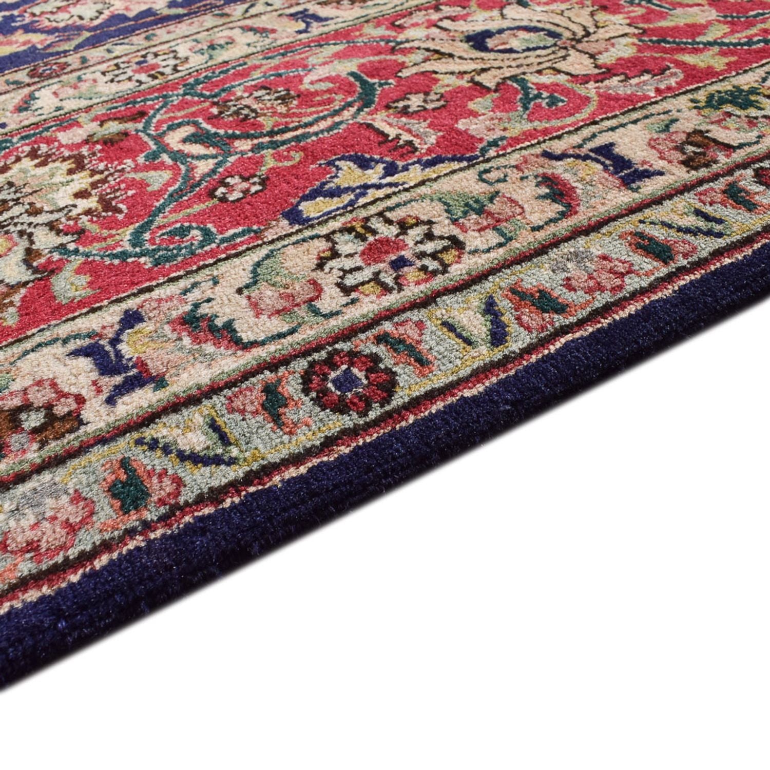 Alfombra Persa - Tabriz - Real - 400 x 300 cm - azul oscuro