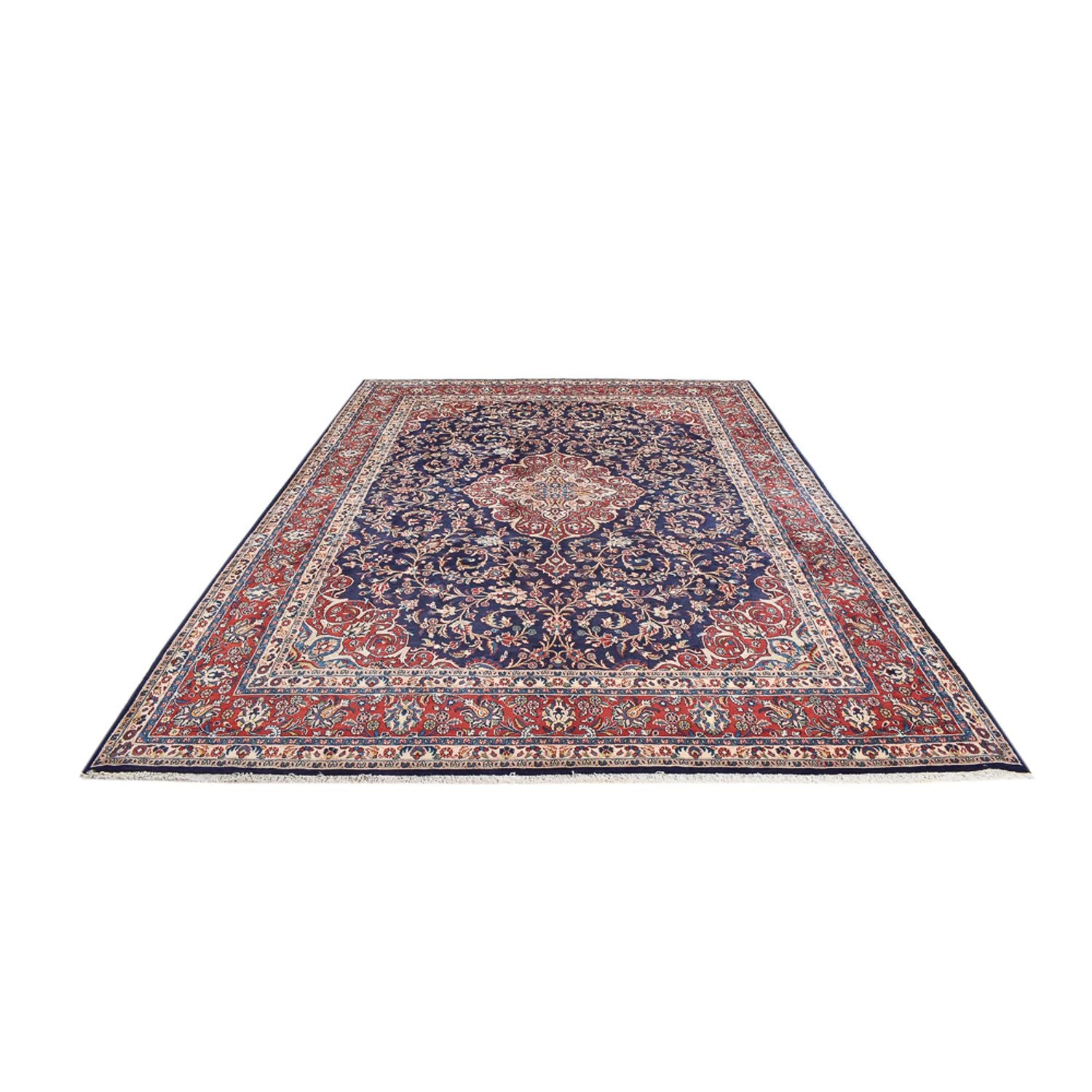 Alfombra persa - Clásica - 410 x 305 cm - azul oscuro