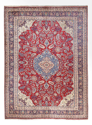 Alfombra persa - Clásica - 410 x 303 cm - rojo
