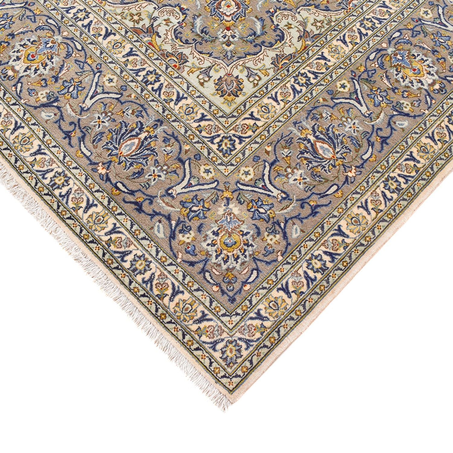 Alfombra persa - Keshan - 380 x 274 cm - arena