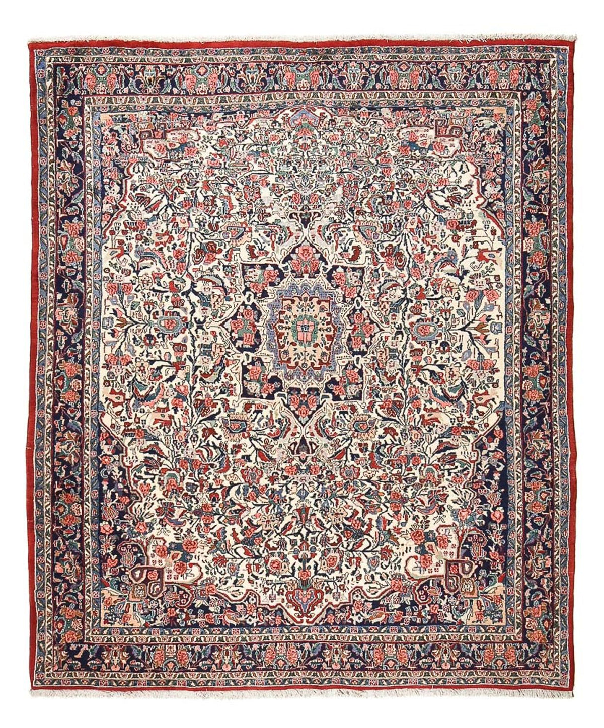 Alfombra persa - Bidjar - 272 x 222 cm - beige