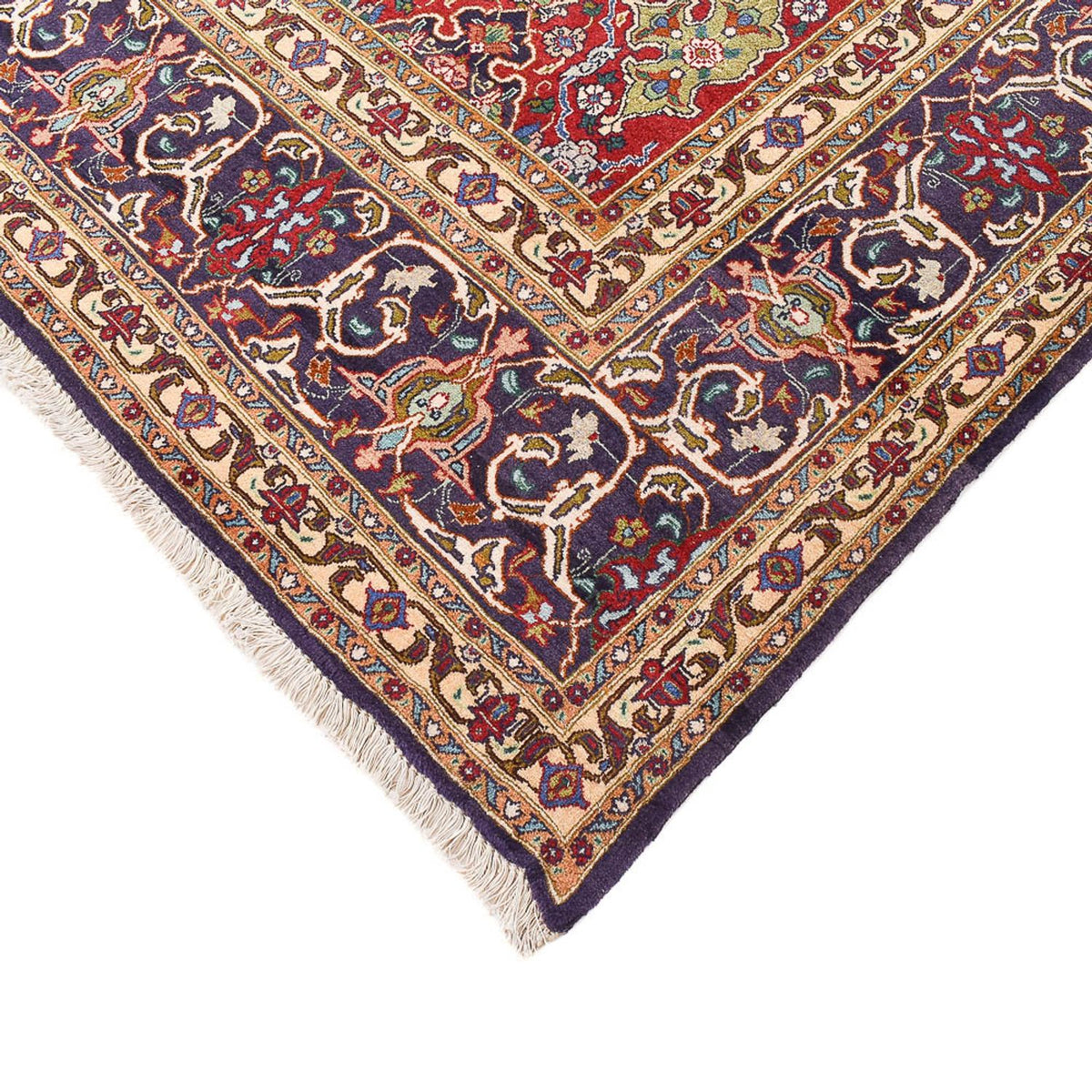Alfombra Persa - Tabriz - Real - 351 x 248 cm - rojo claro