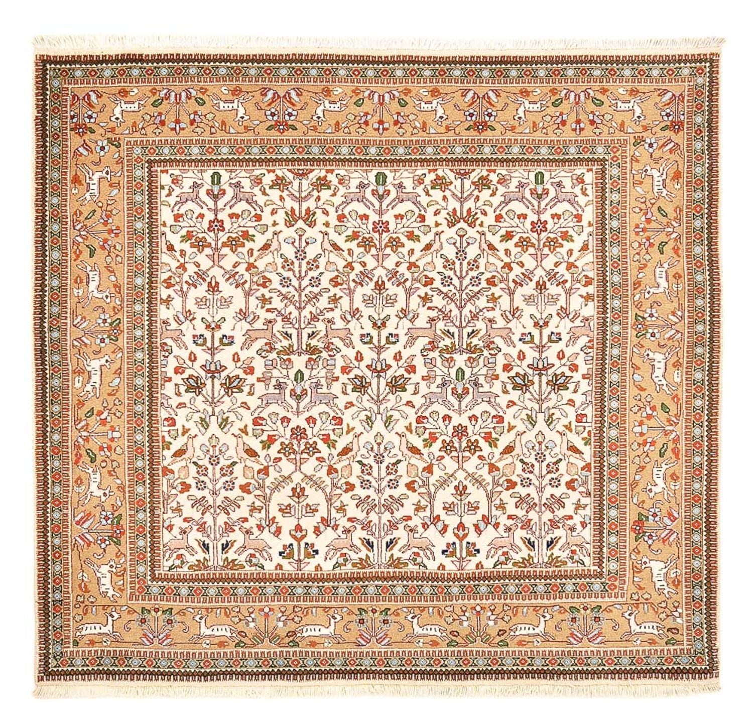 Alfombra persa - Clásica cuadrado  - 200 x 200 cm - crema
