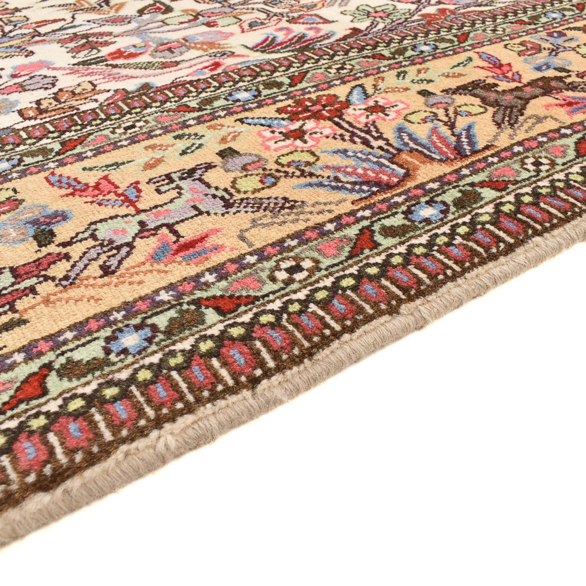 Alfombra persa - Clásica cuadrado  - 212 x 205 cm - crema