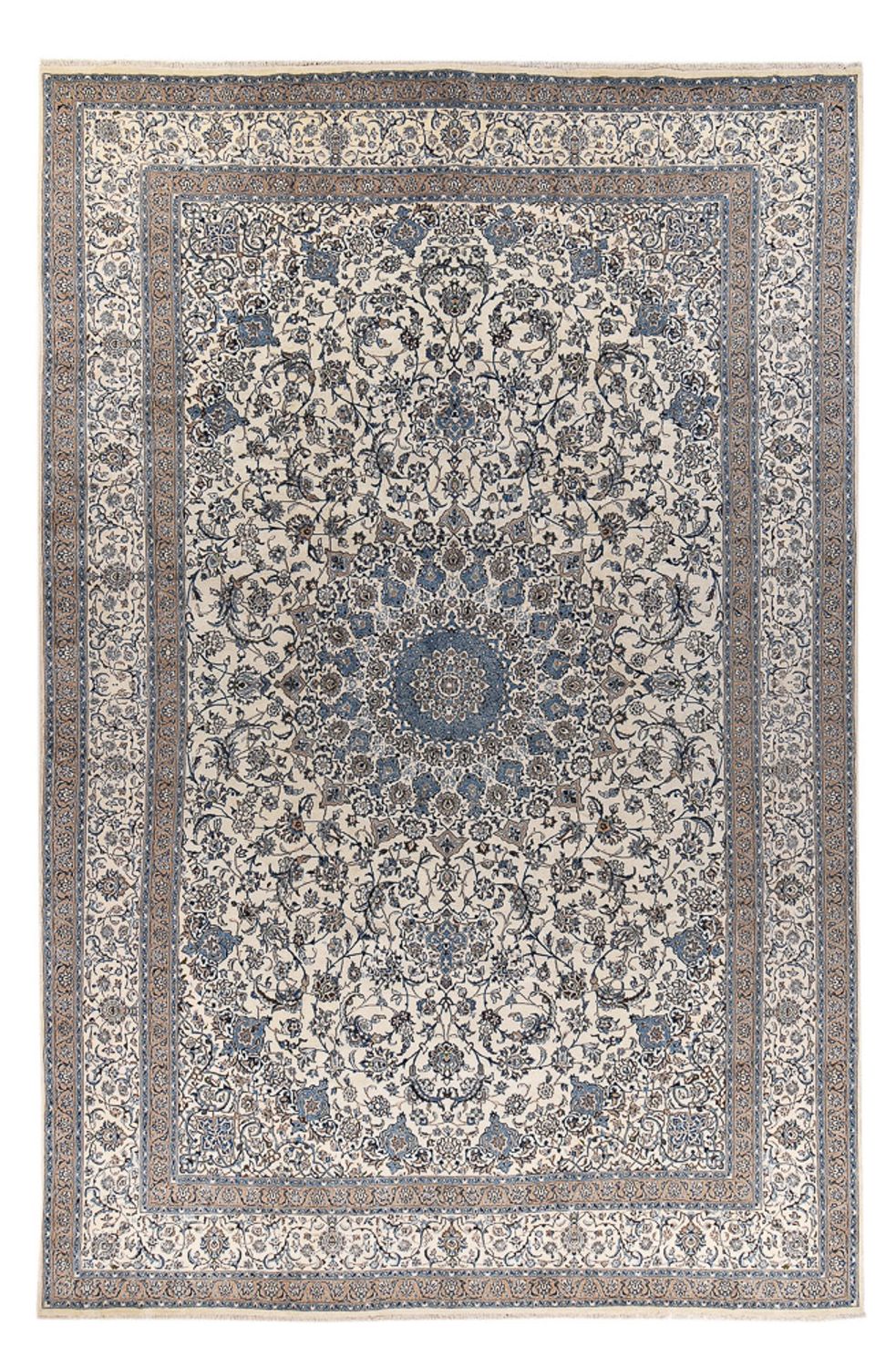 Alfombra Persa - Nain - Real - 626 x 400 cm - gris