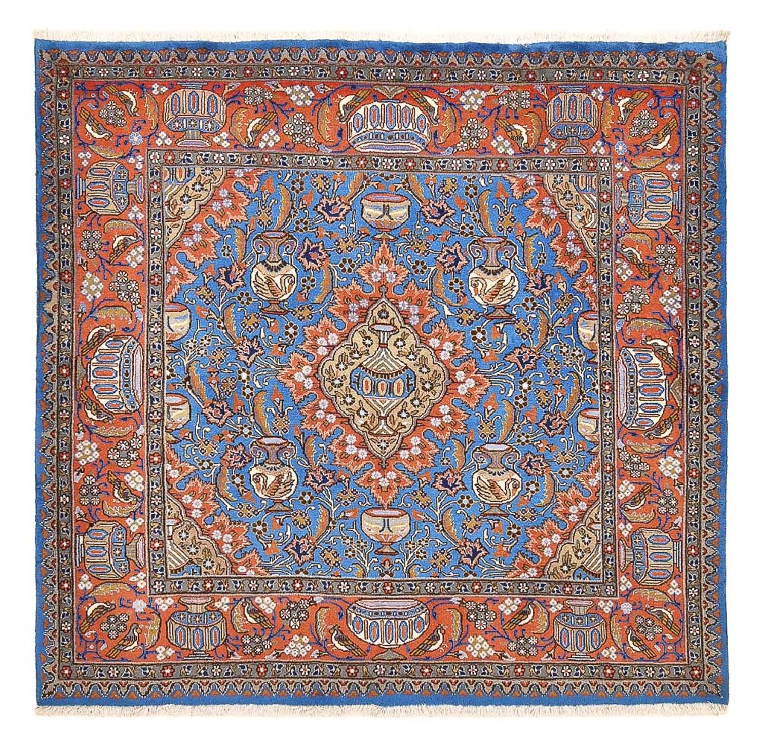 Alfombra persa - Clásica cuadrado  - 198 x 198 cm - azul