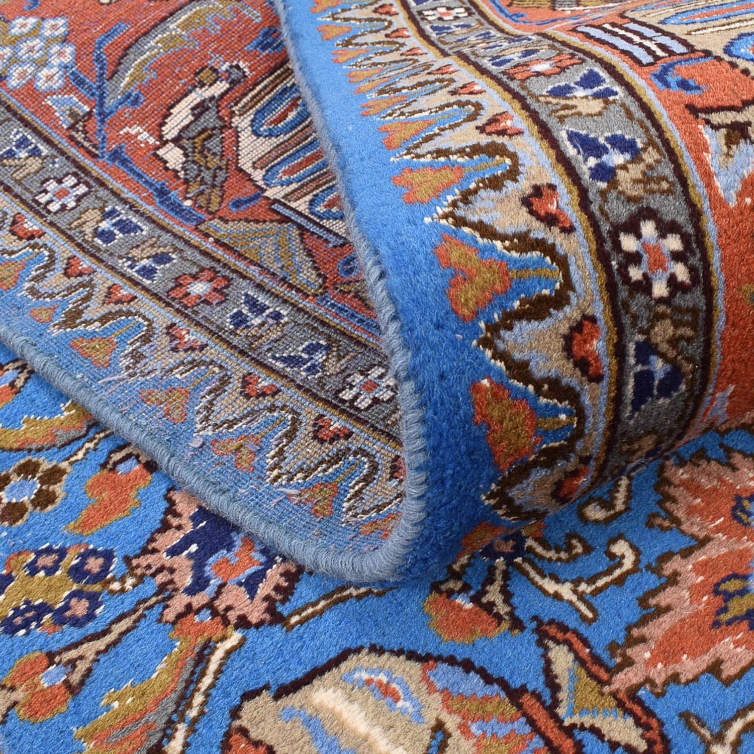 Alfombra persa - Clásica cuadrado  - 198 x 198 cm - azul