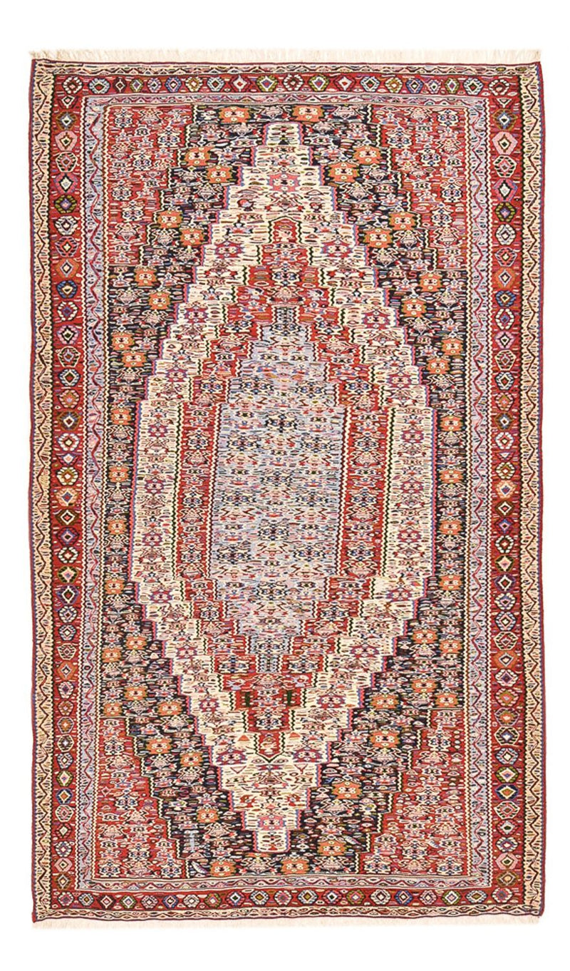 Alfombra Kelim - Oriental - 237 x 144 cm - terracota