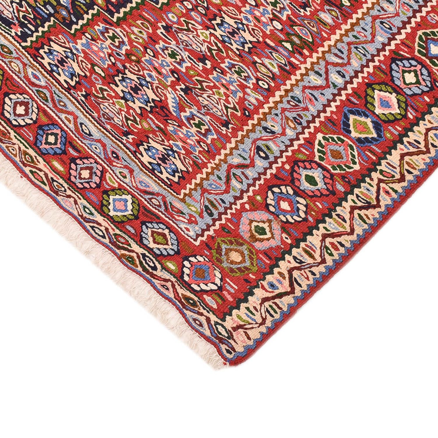 Alfombra Kelim - Oriental - 237 x 144 cm - terracota