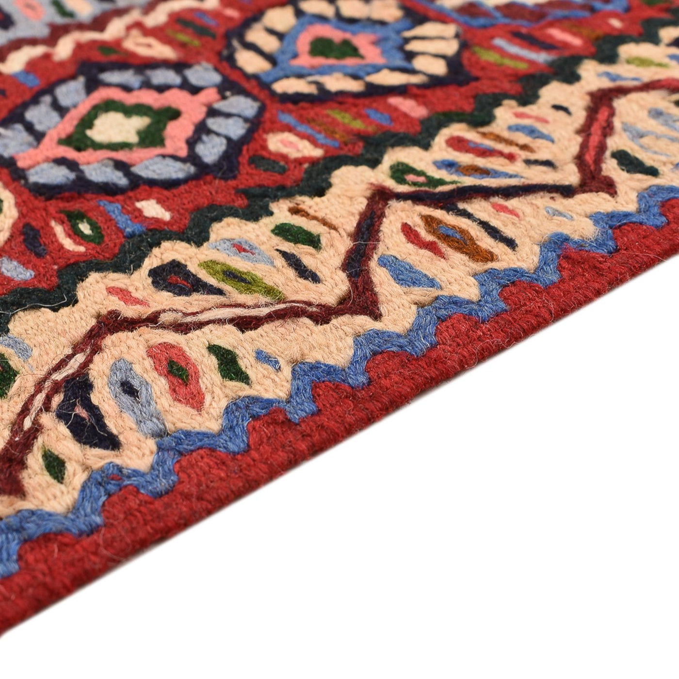 Alfombra Kelim - Oriental - 237 x 144 cm - terracota