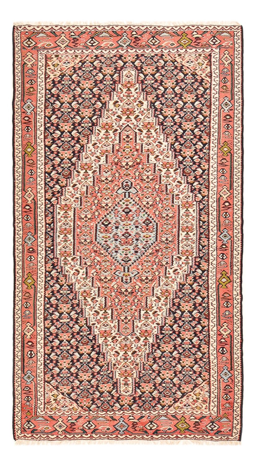 Alfombra Kelim - Oriental - 238 x 132 cm - beige oscuro