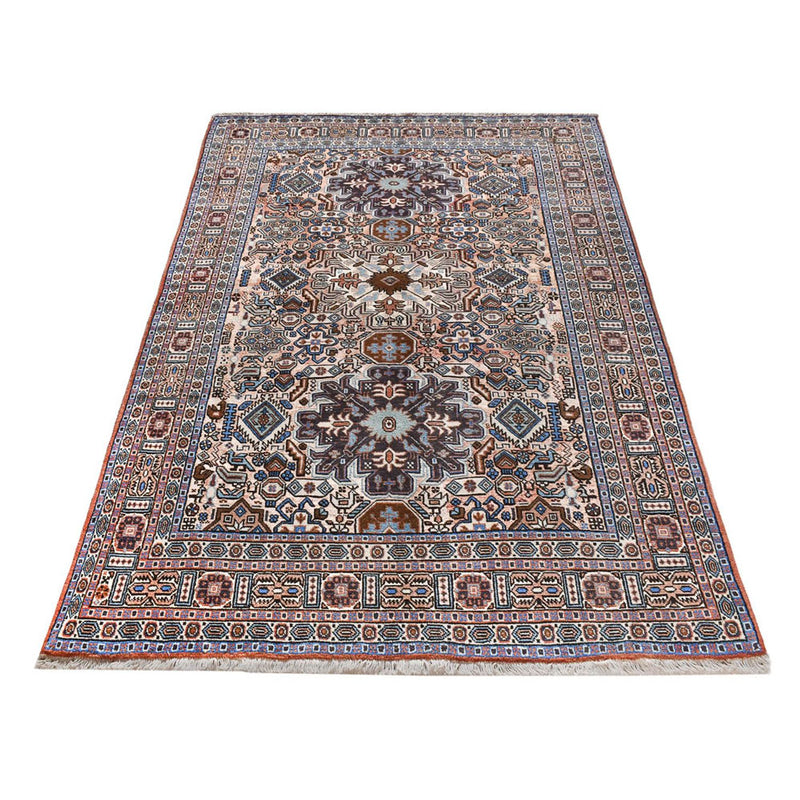 Alfombra persa - Nómada - 200 x 136 cm - gris oscuro