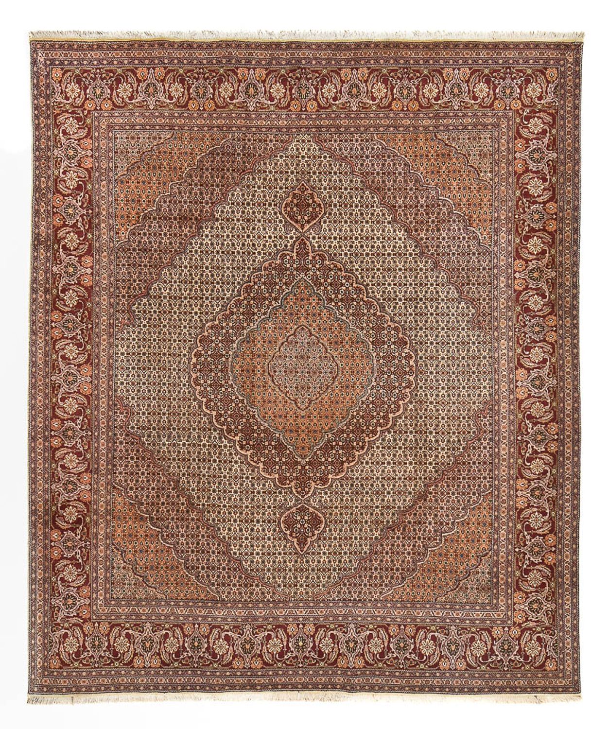 Alfombra Persa - Tabriz - Real - 297 x 250 cm - marrón