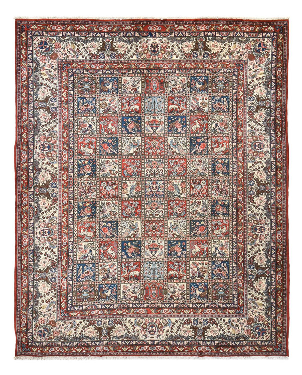 Alfombra persa - Nómada - Real - 385 x 300 cm - óxido