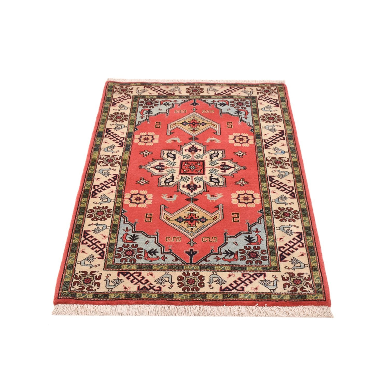 Alfombra persa - Nómada - 158 x 102 cm - rojo