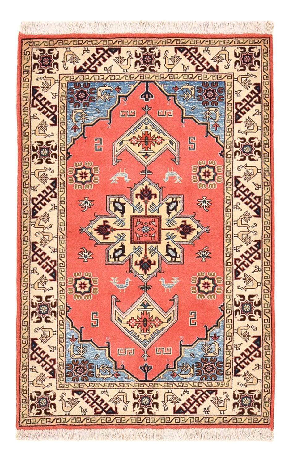 Alfombra persa - Nómada - 162 x 100 cm - rojo
