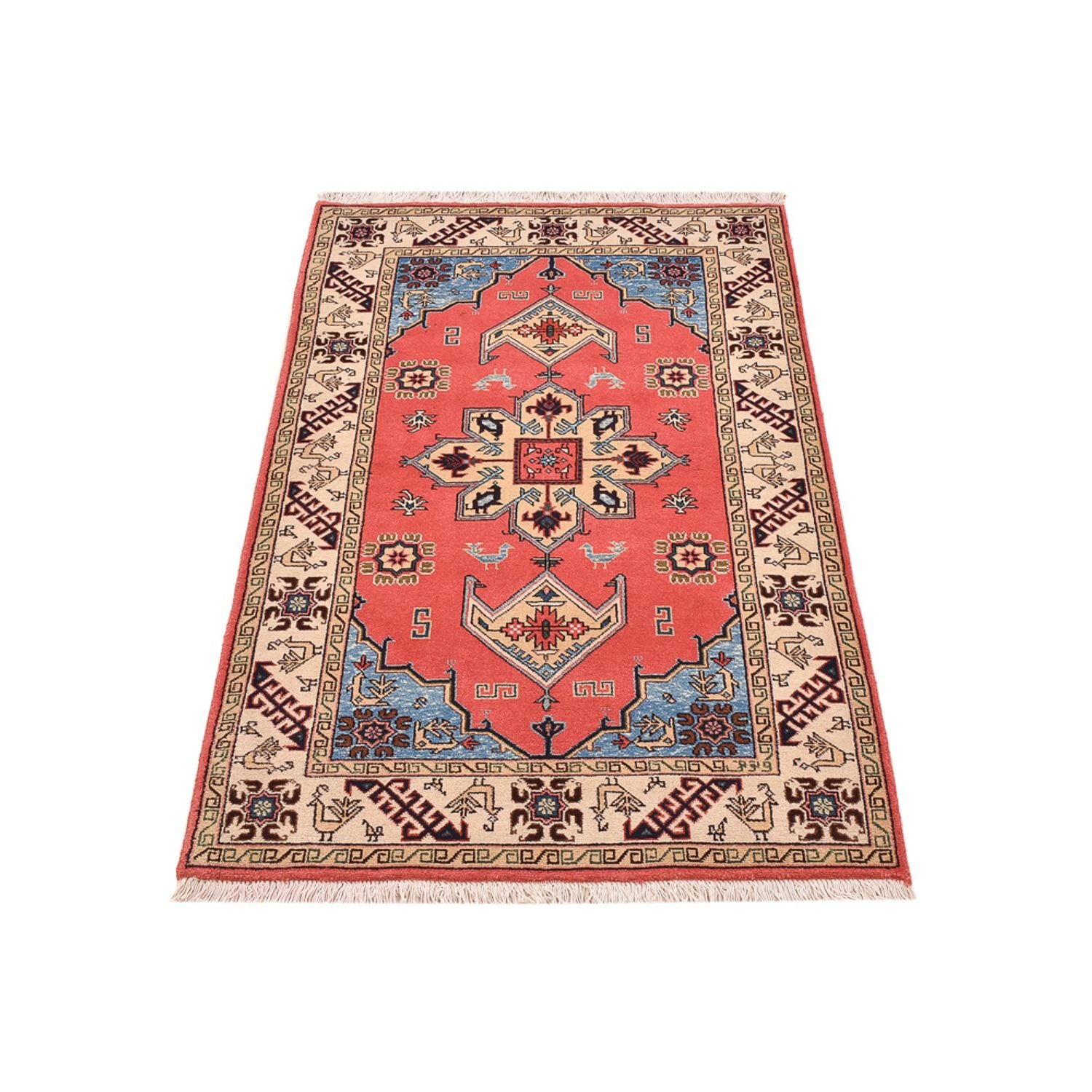Alfombra persa - Nómada - 162 x 100 cm - rojo