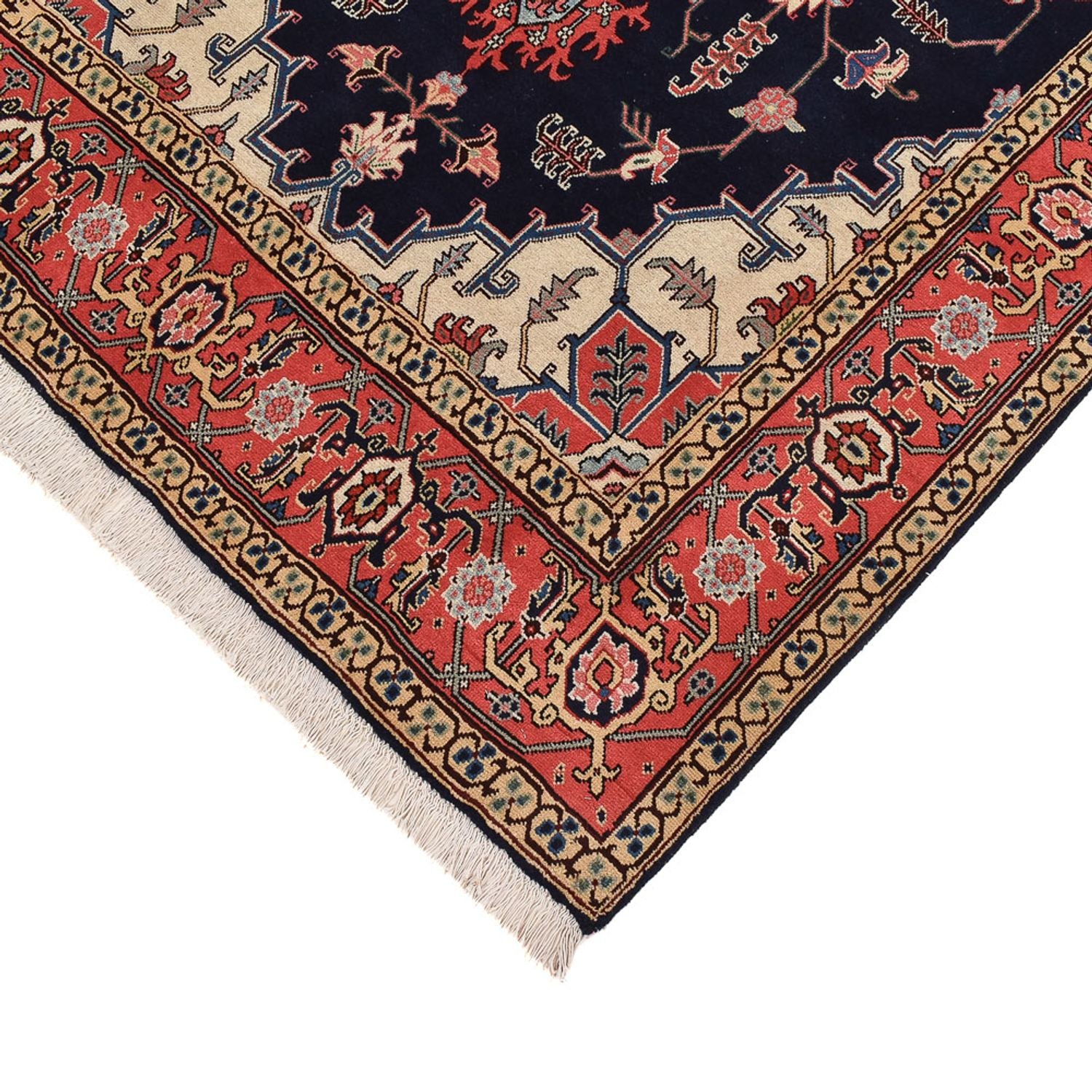 Alfombra persa - Nómada - 260 x 146 cm - azul oscuro