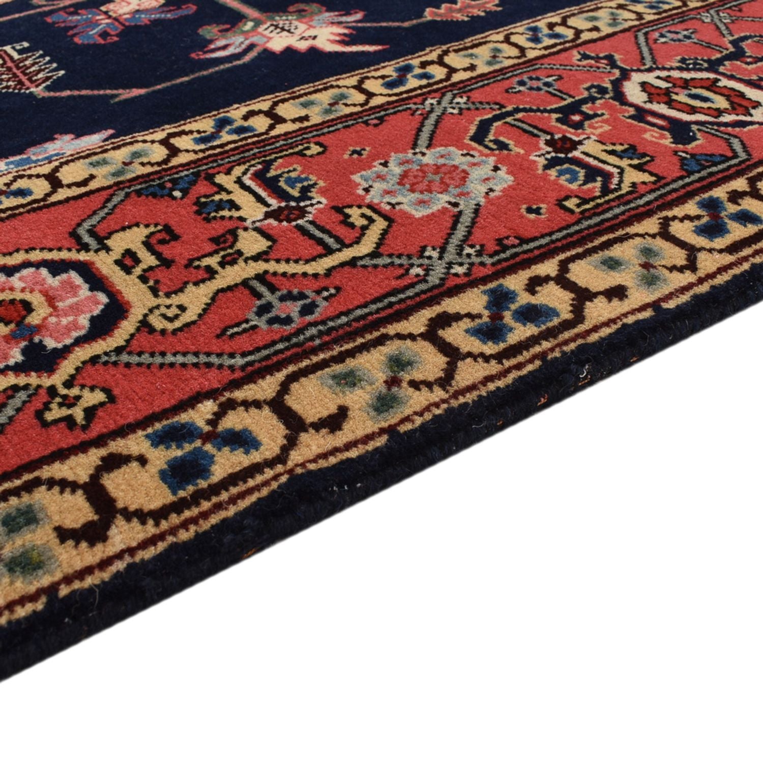 Alfombra persa - Nómada - 260 x 146 cm - azul oscuro