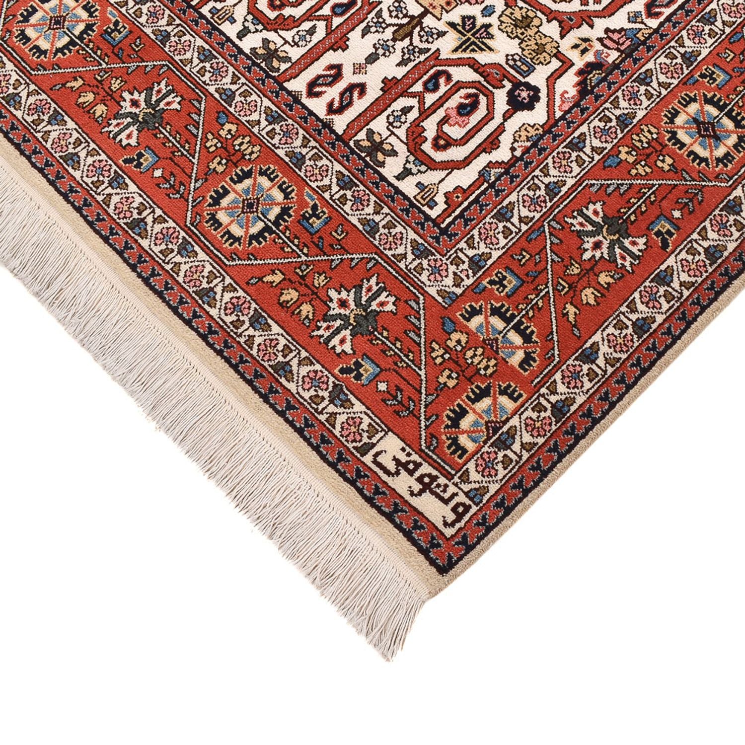 Alfombra persa - Nómada - 244 x 150 cm - rojo claro