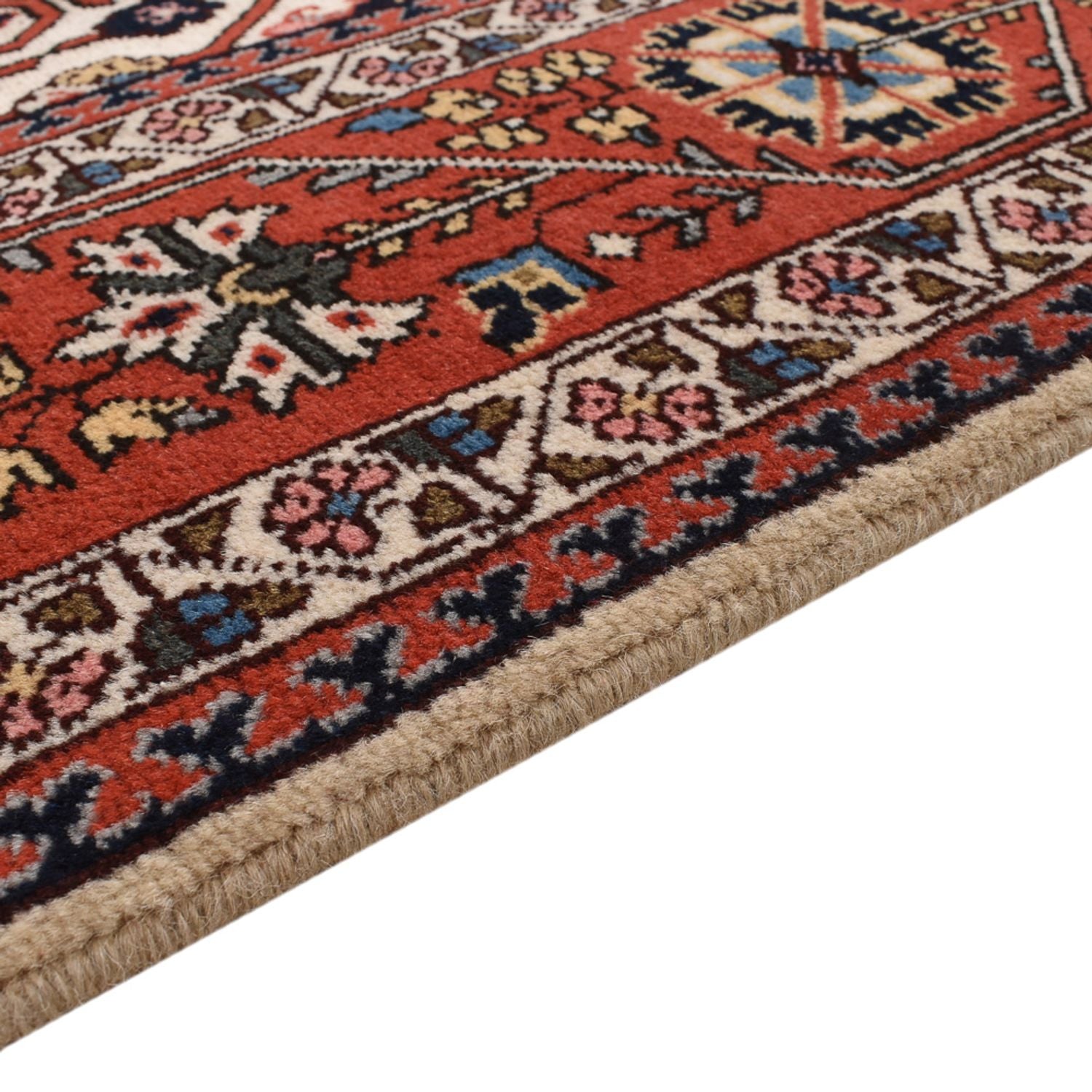 Alfombra persa - Nómada - 244 x 150 cm - rojo claro