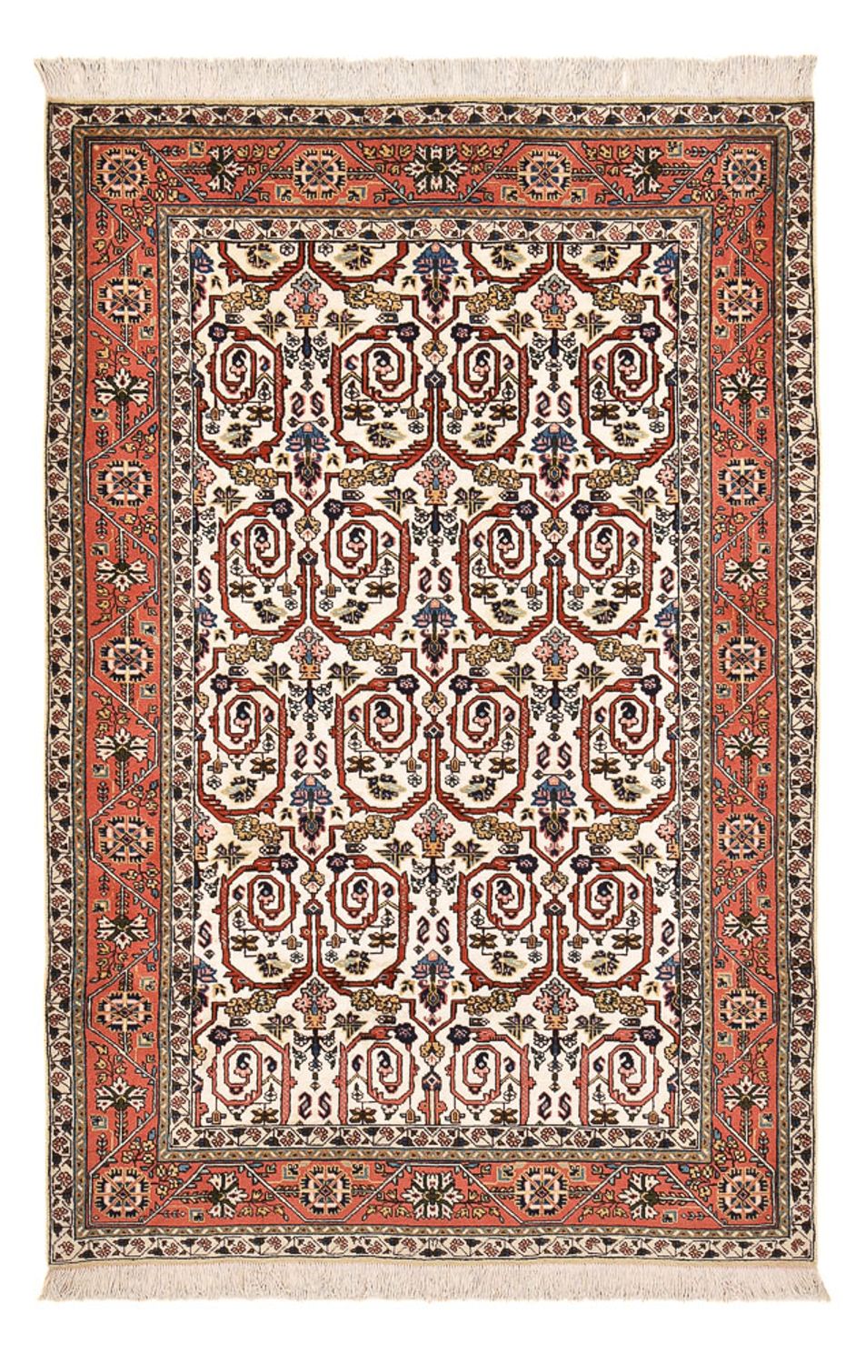 Alfombra persa - Nómada - 230 x 145 cm - rojo claro
