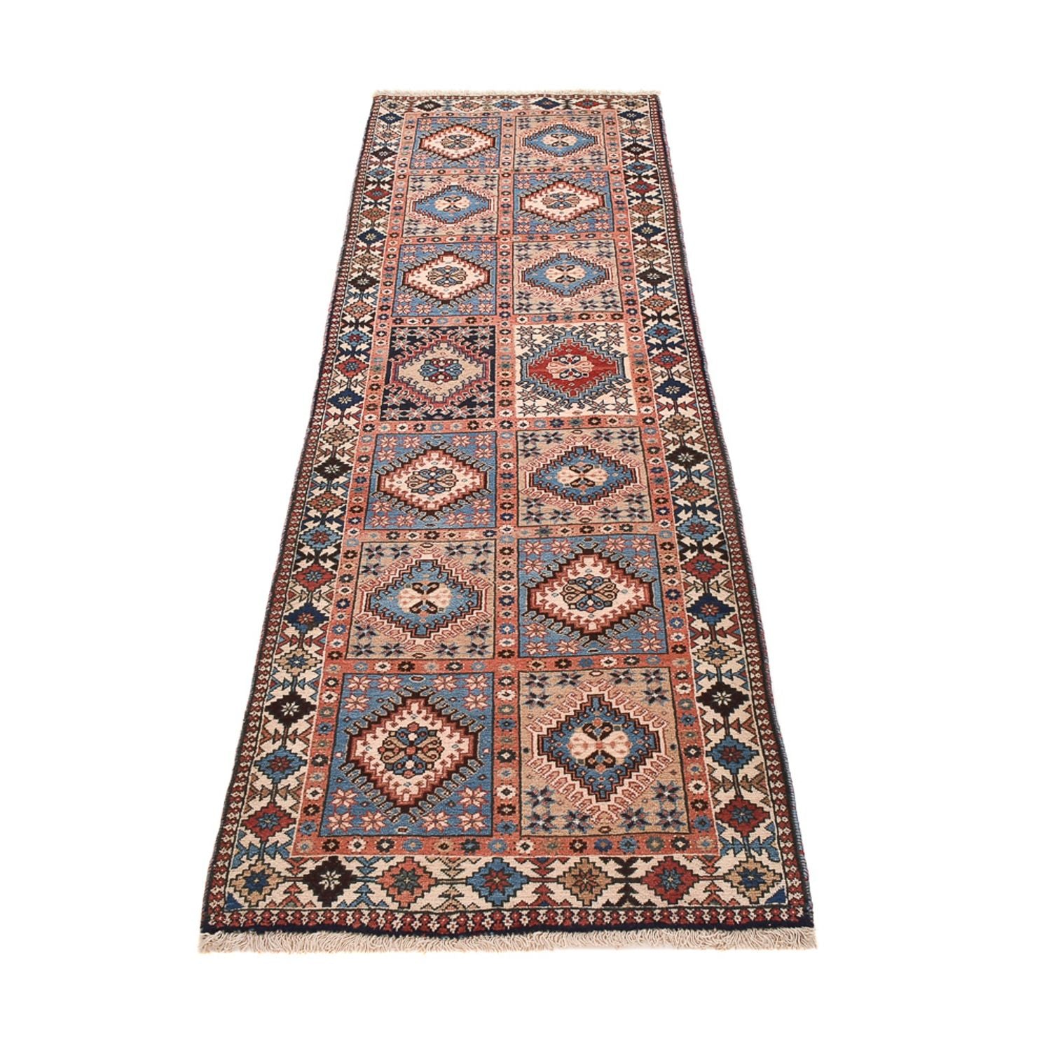 Alfombra de pasillo Alfombra persa - Nómada - 278 x 80 cm - marrón claro