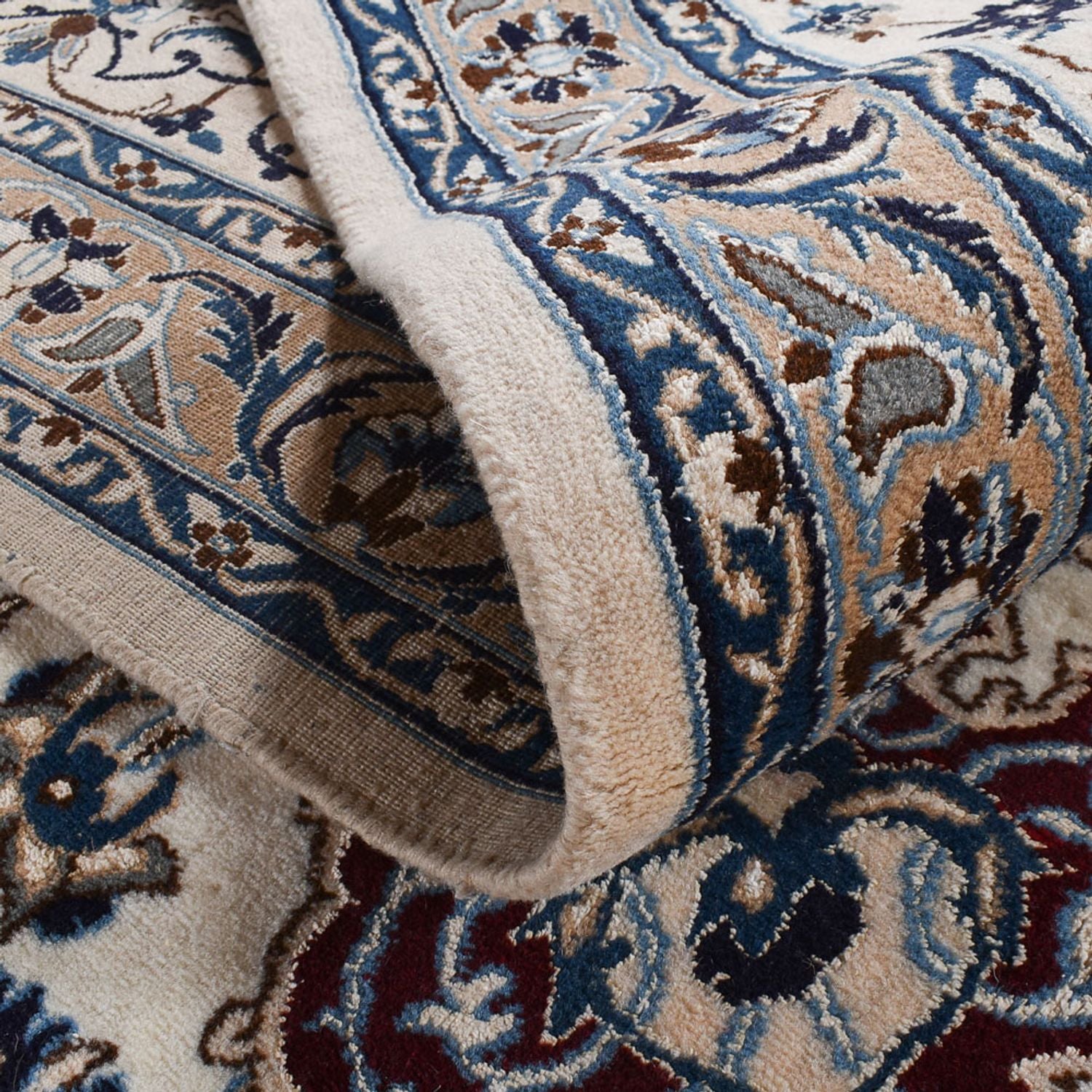 Alfombra Persa - Nain - Real - 626 x 390 cm - gris