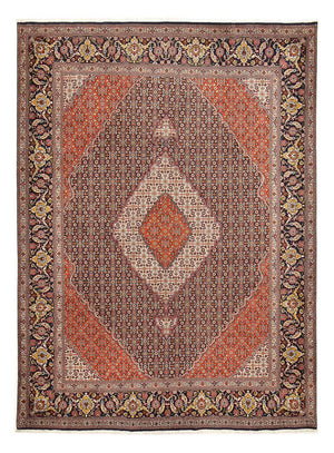 Alfombra Persa - Tabriz - Real - 382 x 294 cm - rojo vino