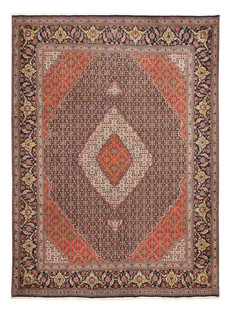 Alfombra Persa - Tabriz - Real - 382 x 294 cm - rojo vino