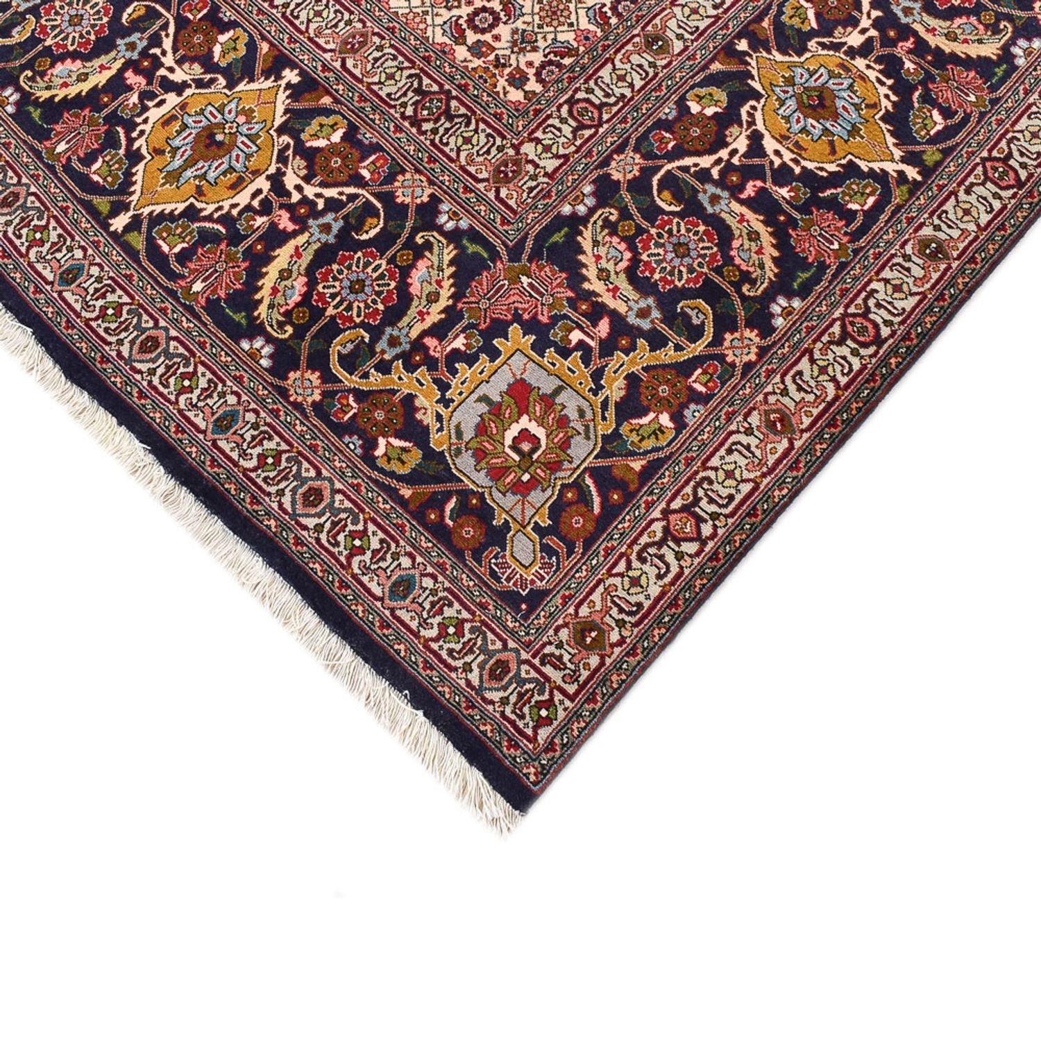 Alfombra Persa - Tabriz - Real - 382 x 294 cm - rojo vino