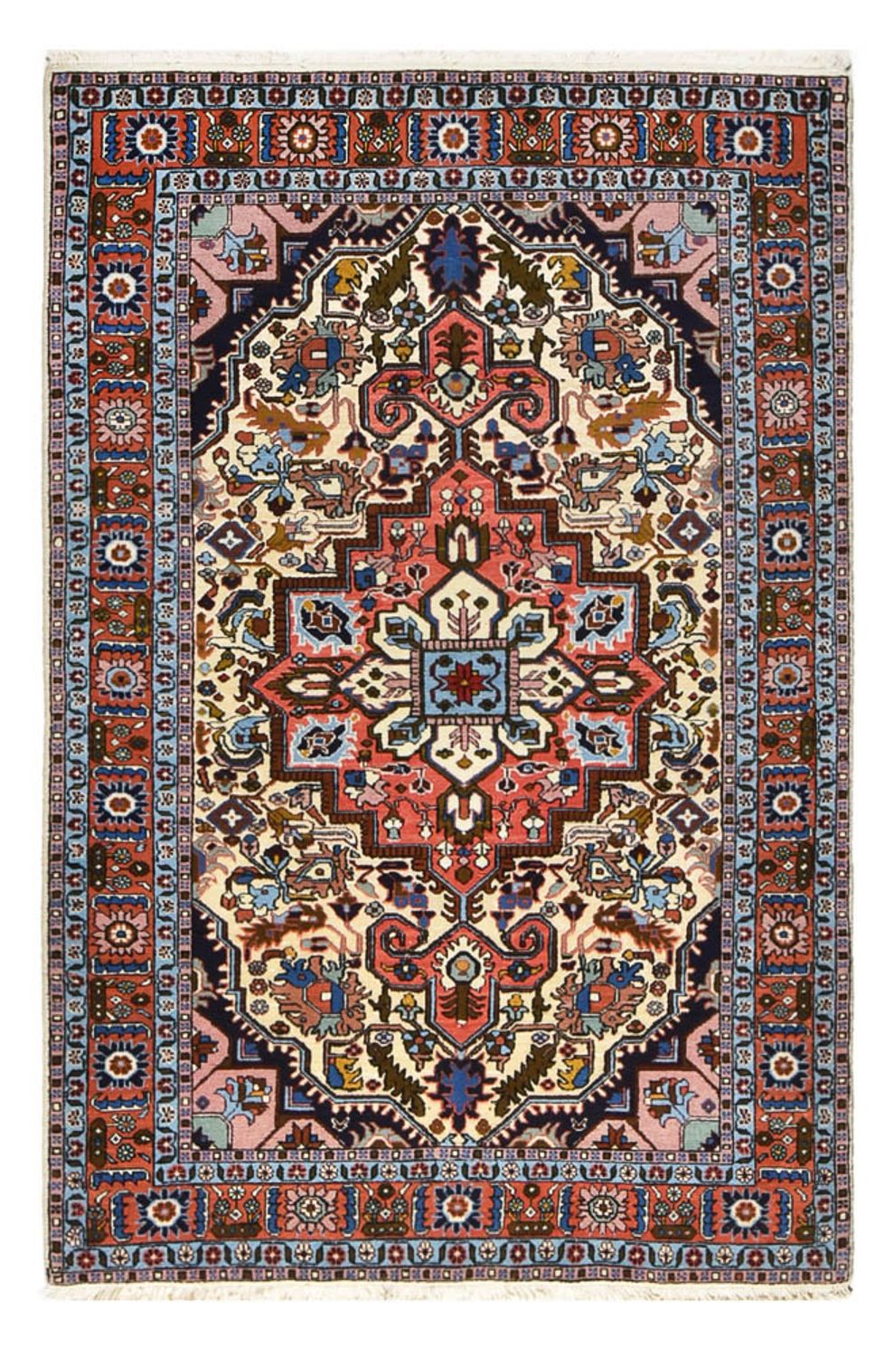 Alfombra persa - Nómada - 208 x 136 cm - multicolor