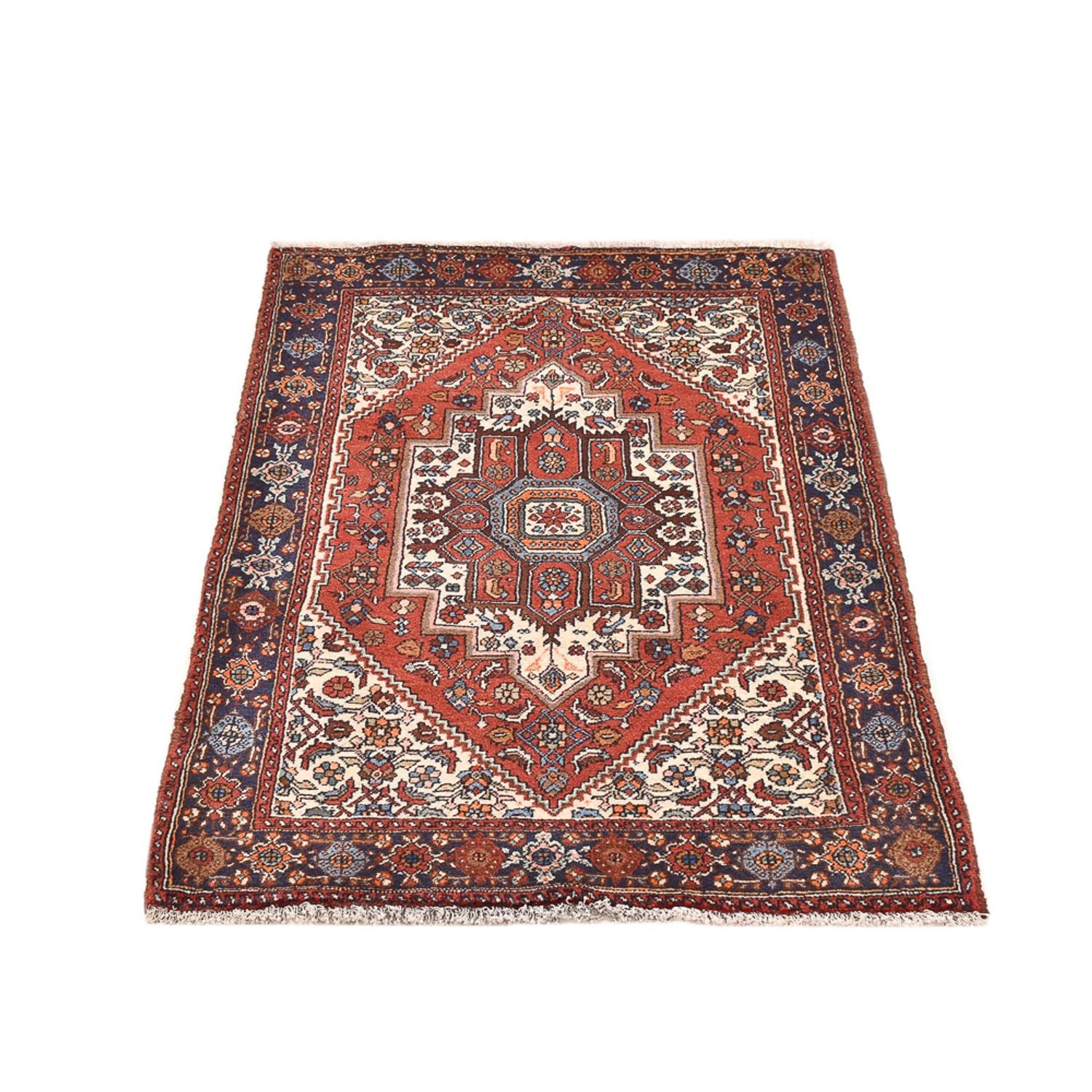 Alfombra persa - Nómada - 126 x 81 cm - terracota