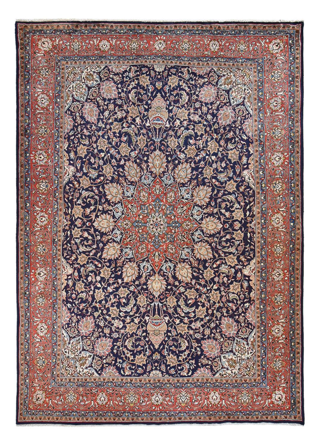 Alfombra persa - Clásica - 392 x 278 cm - azul oscuro