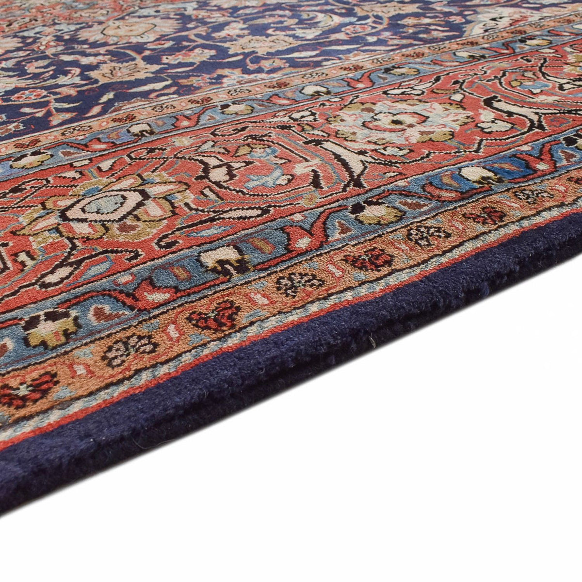 Alfombra persa - Clásica - 392 x 278 cm - azul oscuro