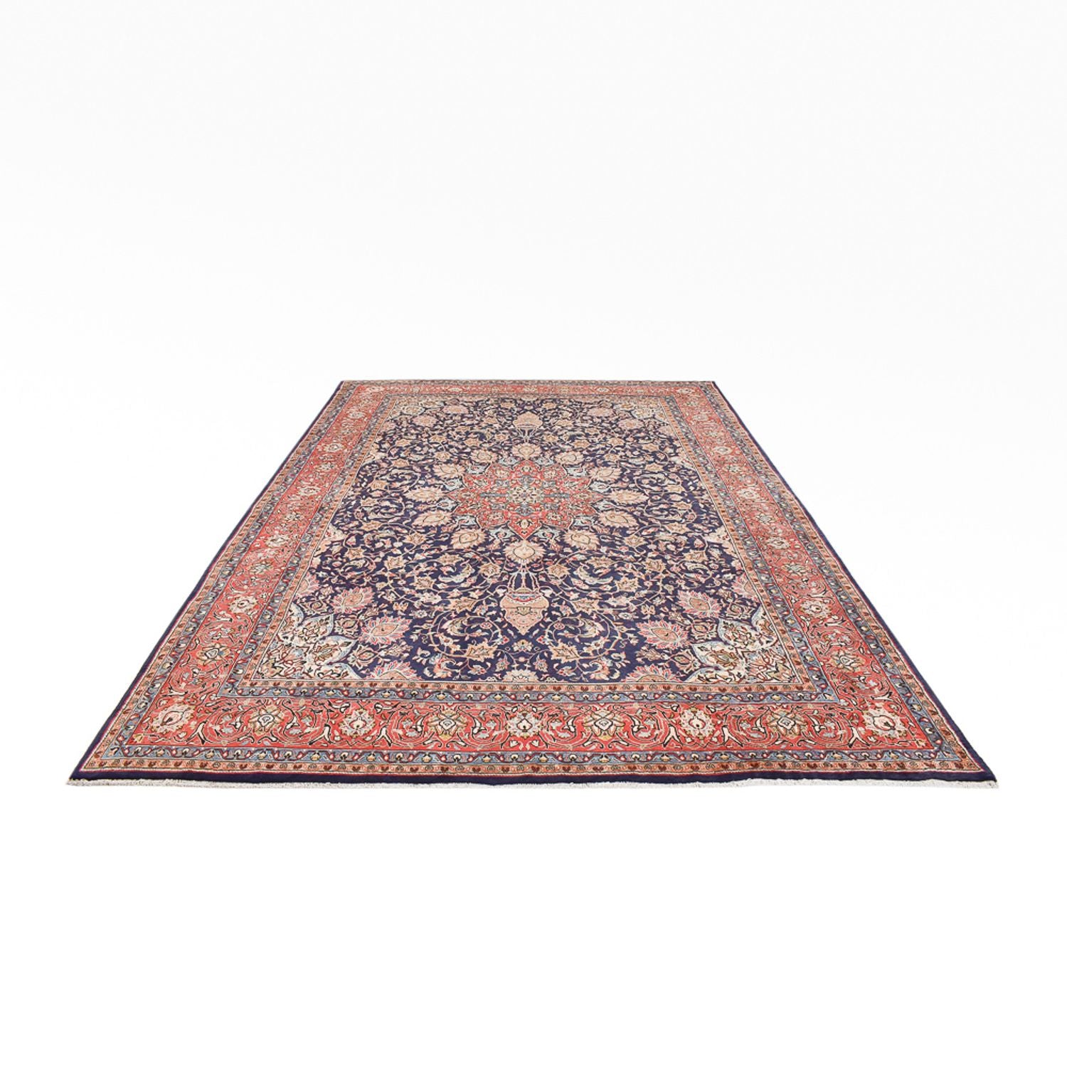 Alfombra persa - Clásica - 392 x 278 cm - azul oscuro